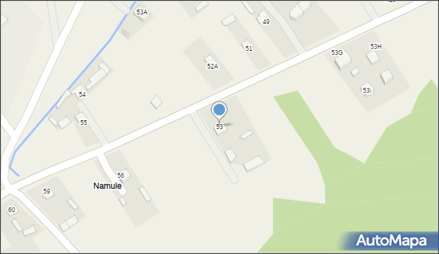 Wólka Wieprzecka, Wólka Wieprzecka, 53, mapa Wólka Wieprzecka