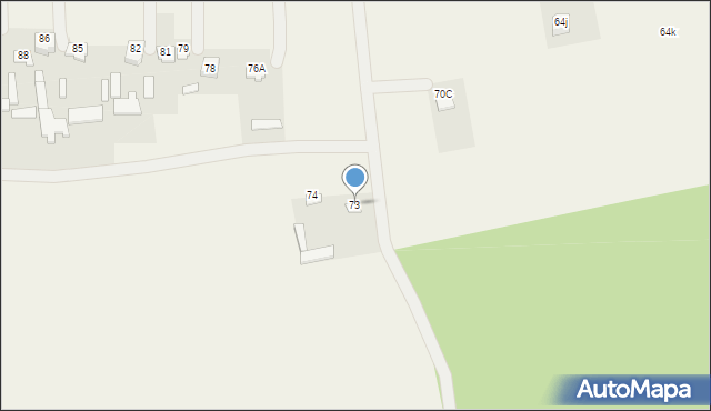 Wólka Wieprzecka, Wólka Wieprzecka, 73, mapa Wólka Wieprzecka