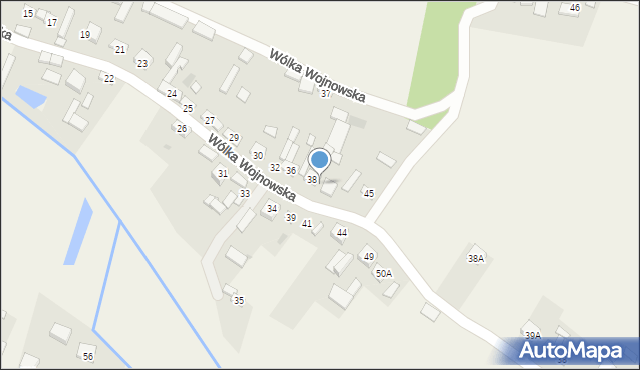 Wólka Wojnowska, Wólka Wojnowska, 40, mapa Wólka Wojnowska