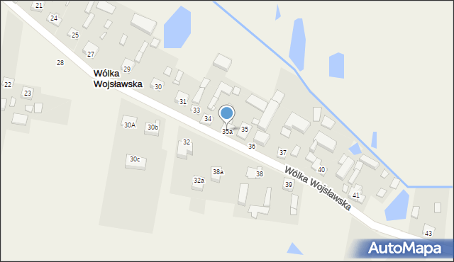 Wólka Wojsławska, Wólka Wojsławska, 35a, mapa Wólka Wojsławska