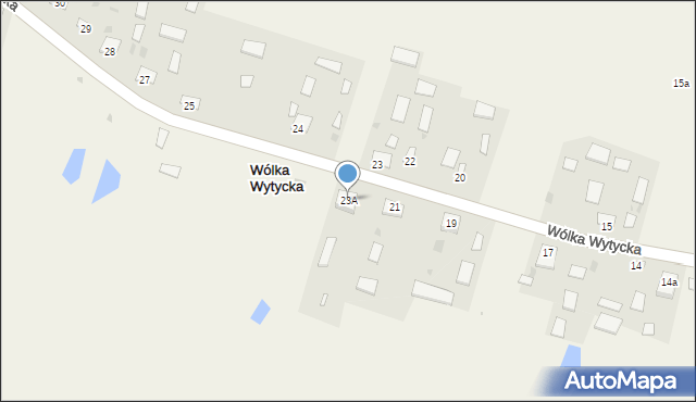 Wólka Wytycka, Wólka Wytycka, 23A, mapa Wólka Wytycka