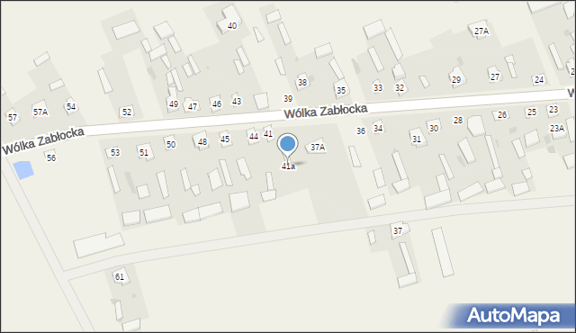 Wólka Zabłocka, Wólka Zabłocka, 41a, mapa Wólka Zabłocka