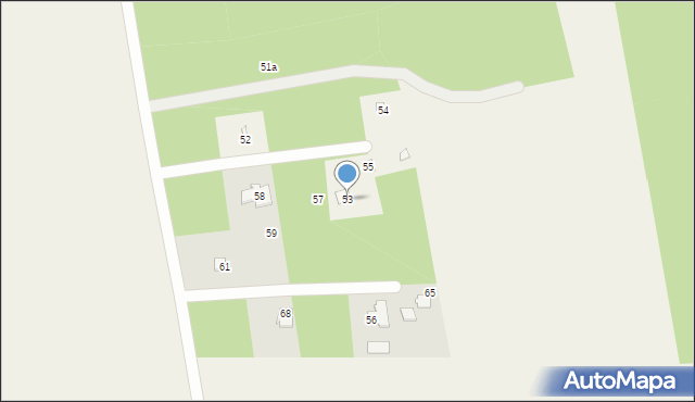 Wólka Zaleska, Wólka Zaleska, 53, mapa Wólka Zaleska