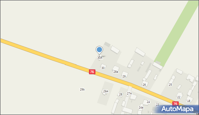 Wólka Zastawska, Wólka Zastawska, 30A, mapa Wólka Zastawska