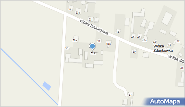 Wólka Zdunkówka, Wólka Zdunkówka, 52A, mapa Wólka Zdunkówka