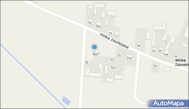 Wólka Zdunkówka, Wólka Zdunkówka, 56a, mapa Wólka Zdunkówka