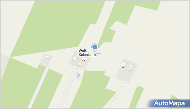 Wólki, Wólki, 29, mapa Wólki
