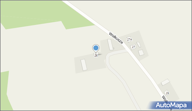 Wołkusze, Wołkusze, 26, mapa Wołkusze