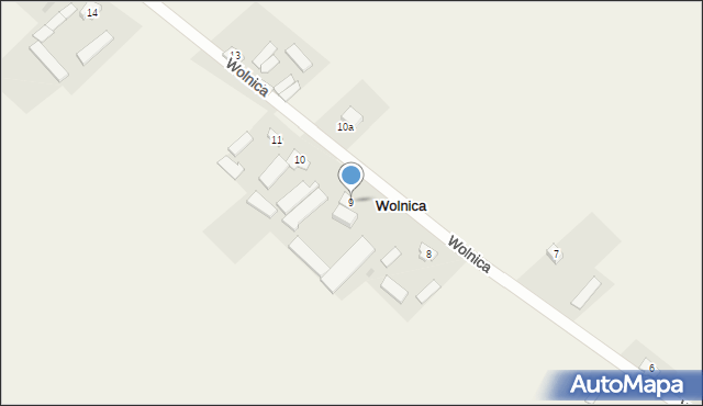 Wolnica, Wolnica, 9, mapa Wolnica