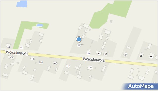 Wołoskowola, Wołoskowola, 41, mapa Wołoskowola