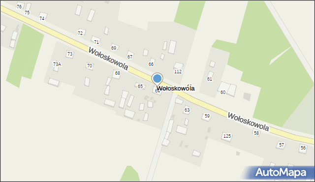 Wołoskowola, Wołoskowola, 64, mapa Wołoskowola