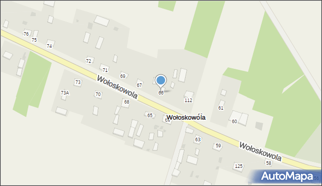 Wołoskowola, Wołoskowola, 66, mapa Wołoskowola