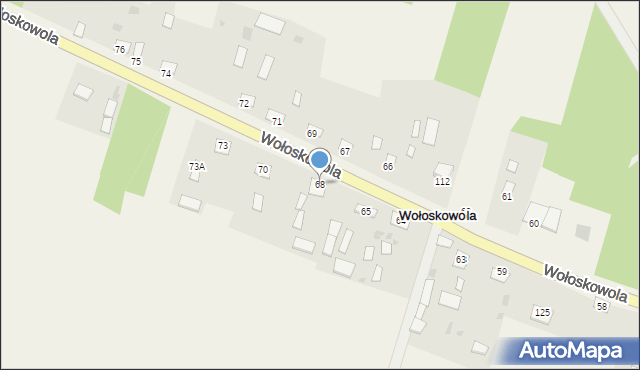 Wołoskowola, Wołoskowola, 68, mapa Wołoskowola