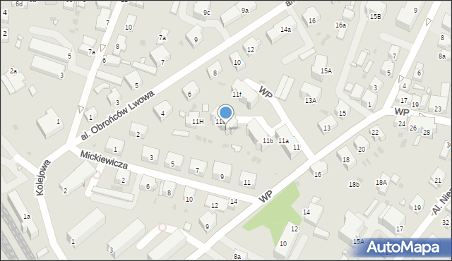 Wołów, Wojska Polskiego, 11e, mapa Wołów