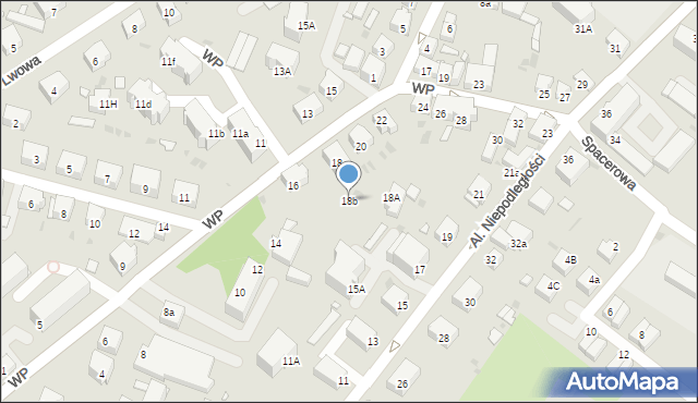 Wołów, Wojska Polskiego, 18b, mapa Wołów