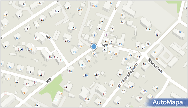 Wołów, Wojska Polskiego, 22, mapa Wołów