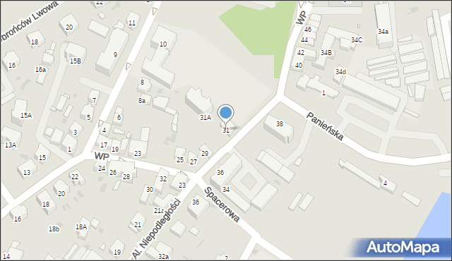 Wołów, Wojska Polskiego, 31, mapa Wołów