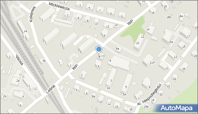 Wołów, Wojska Polskiego, 6, mapa Wołów