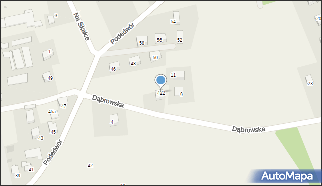 Wołowice, Wołowice, 422, mapa Wołowice