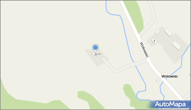 Wołowiec, Wołowiec, 15, mapa Wołowiec