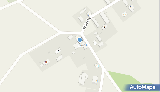Wołowiec, Wołowiec, 13A, mapa Wołowiec