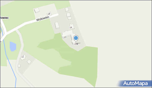 Wołowiec, Wołowiec, 15B, mapa Wołowiec