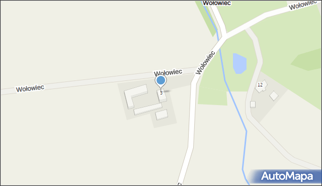 Wołowiec, Wołowiec, 3, mapa Wołowiec