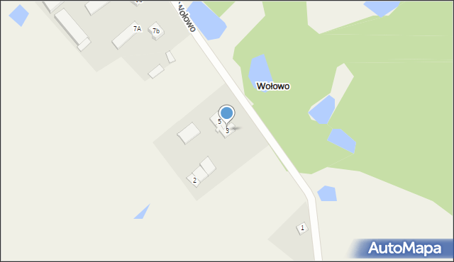 Wołowo, Wołowo, 3, mapa Wołowo