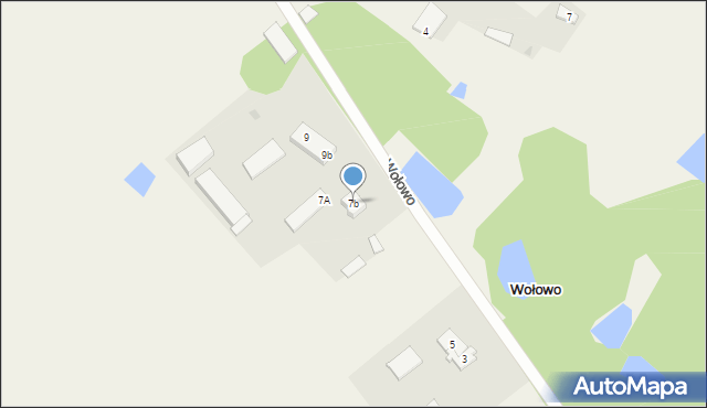 Wołowo, Wołowo, 7b, mapa Wołowo