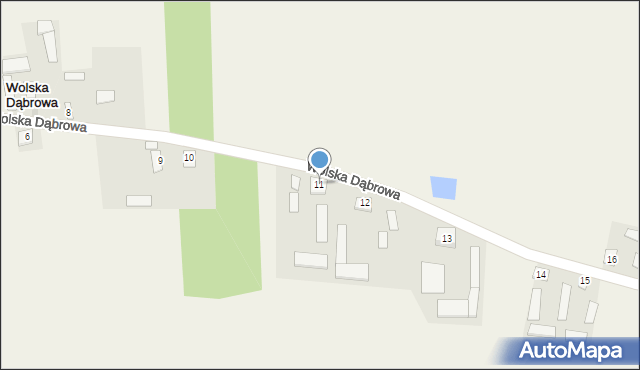 Wolska Dąbrowa, Wolska Dąbrowa, 11, mapa Wolska Dąbrowa