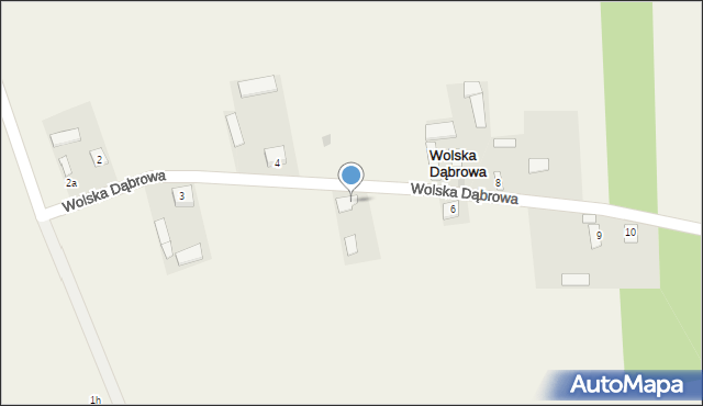 Wolska Dąbrowa, Wolska Dąbrowa, 5, mapa Wolska Dąbrowa