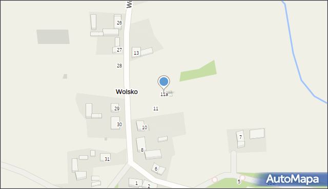 Wolsko, Wolsko, 11a, mapa Wolsko