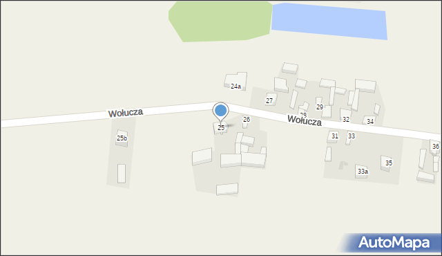 Wołucza, Wołucza, 25, mapa Wołucza