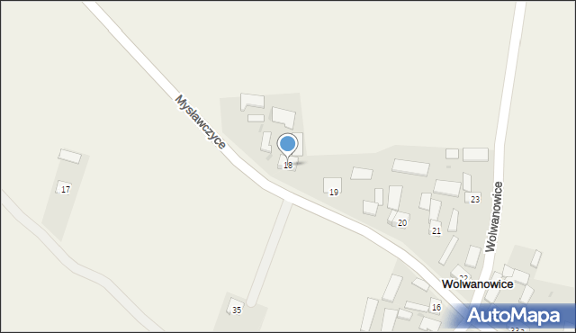 Wolwanowice, Wolwanowice, 18, mapa Wolwanowice