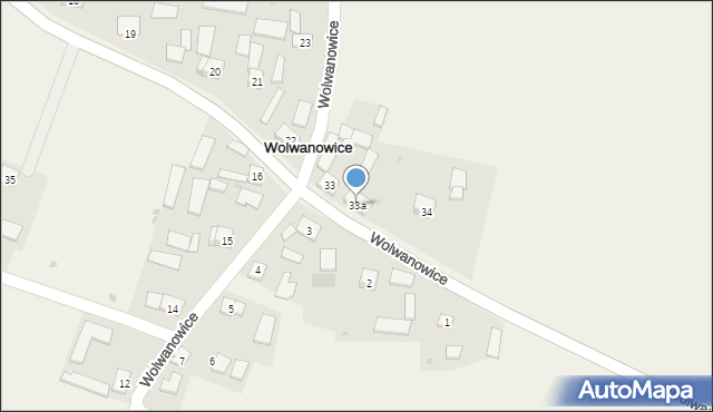Wolwanowice, Wolwanowice, 33a, mapa Wolwanowice