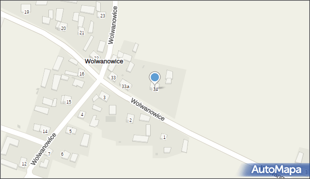 Wolwanowice, Wolwanowice, 34, mapa Wolwanowice