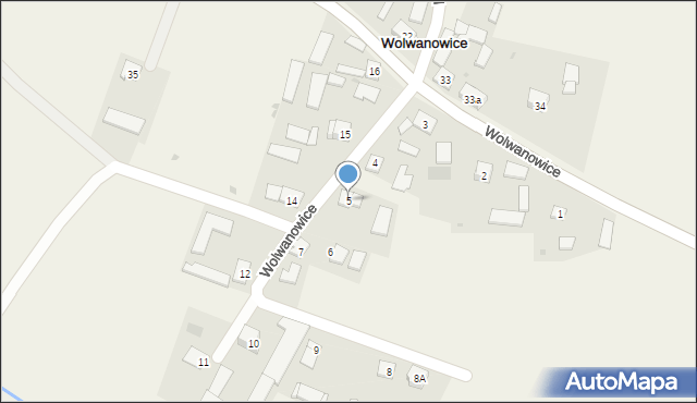 Wolwanowice, Wolwanowice, 5, mapa Wolwanowice
