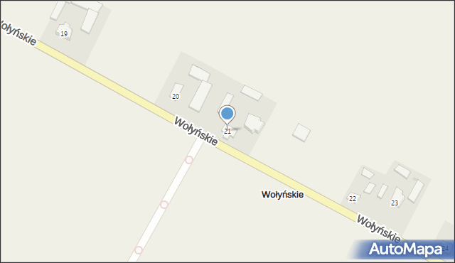 Wołyńskie, Wołyńskie, 21, mapa Wołyńskie