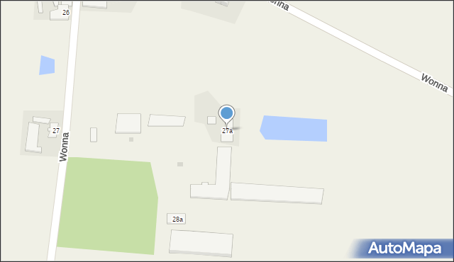 Wonna, Wonna, 27a, mapa Wonna