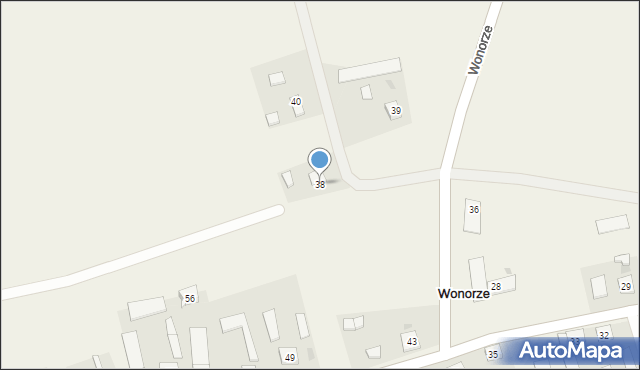 Wonorze, Wonorze, 38, mapa Wonorze