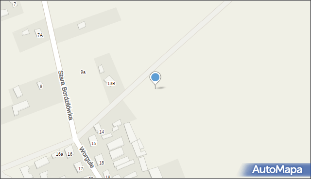 Worgule, Worgule, 14b, mapa Worgule