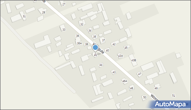 Worgule, Worgule, 41, mapa Worgule