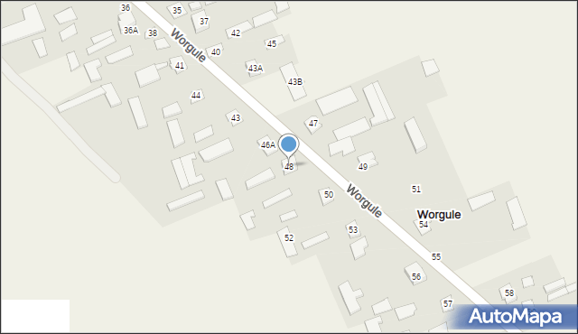 Worgule, Worgule, 48, mapa Worgule