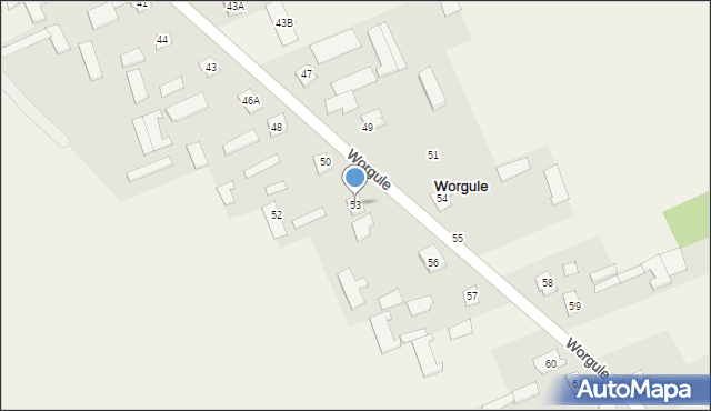 Worgule, Worgule, 53, mapa Worgule