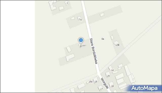 Worgule, Worgule, 8, mapa Worgule