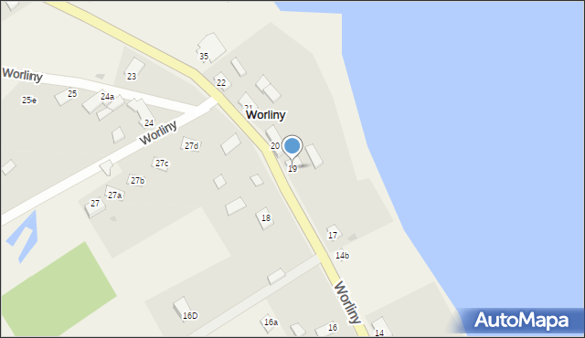 Worliny, Worliny, 19, mapa Worliny