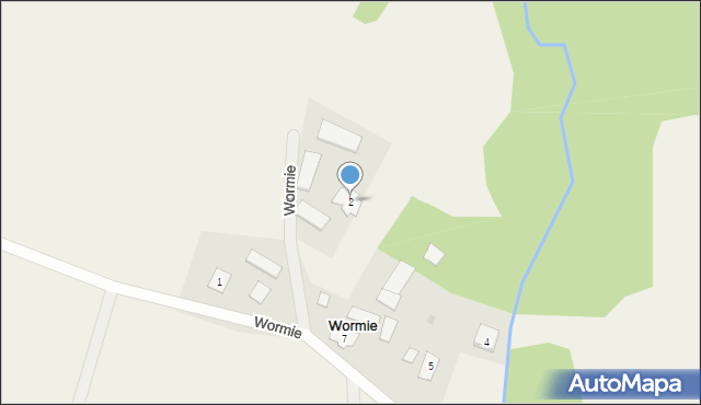 Wormie, Wormie, 2, mapa Wormie