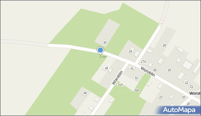 Woroblin, Woroblin, 47b, mapa Woroblin