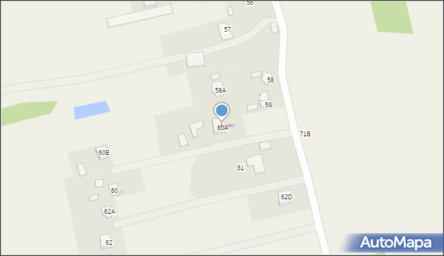 Worów, Worów, 60A, mapa Worów