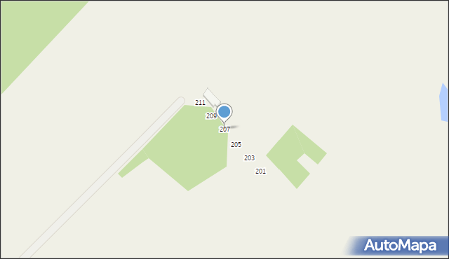 Woryty, Woryty, 207, mapa Woryty